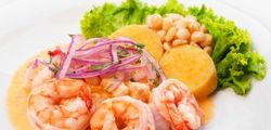 Ceviche de camarones